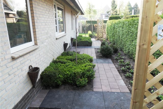 Renovatie zijtuin