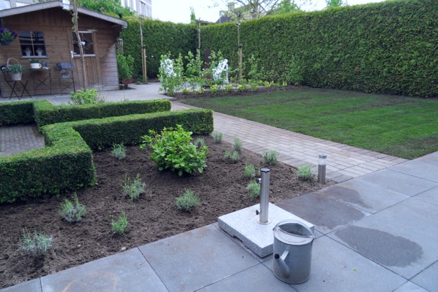 Renovatie zijtuin